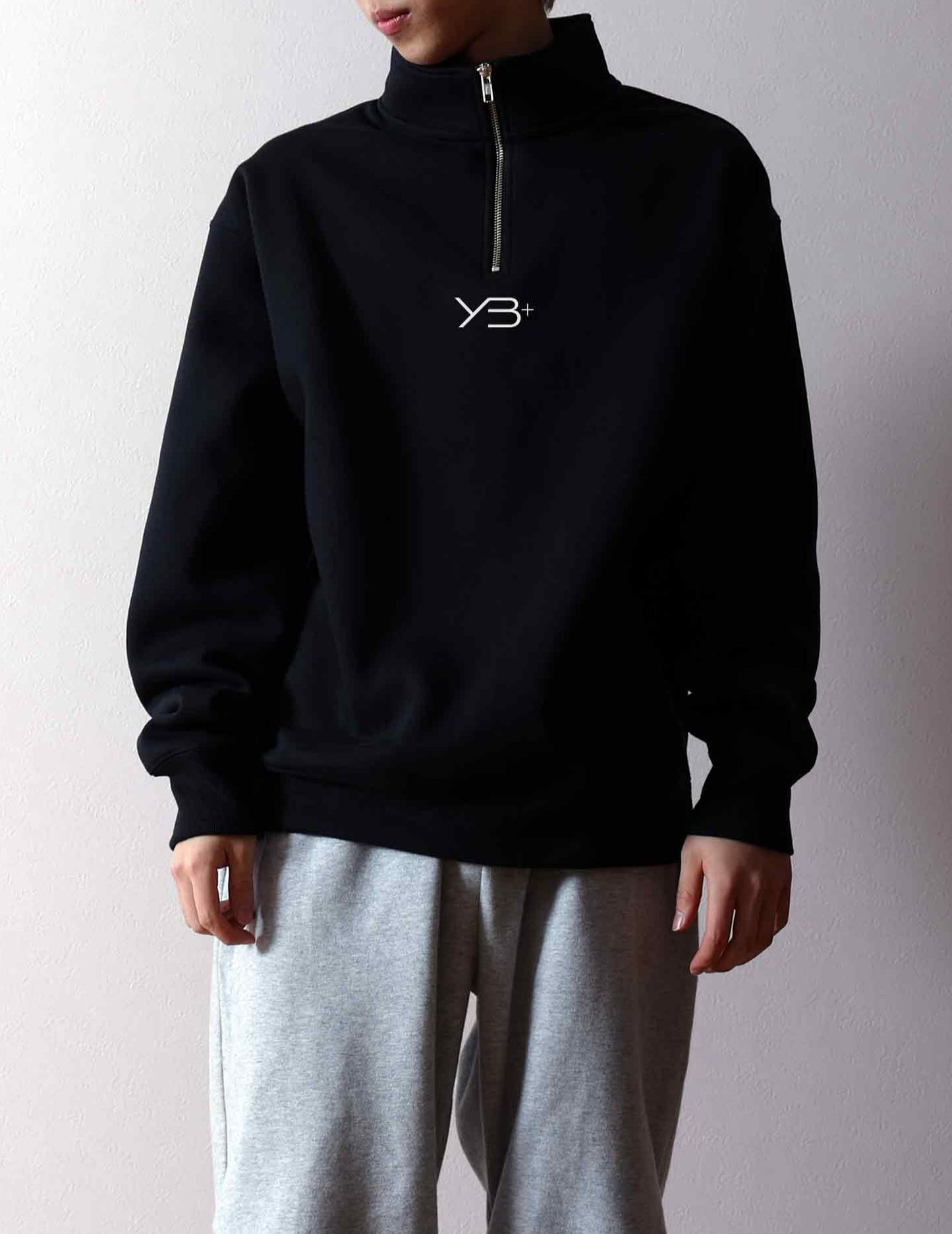 half zip sweat typeB