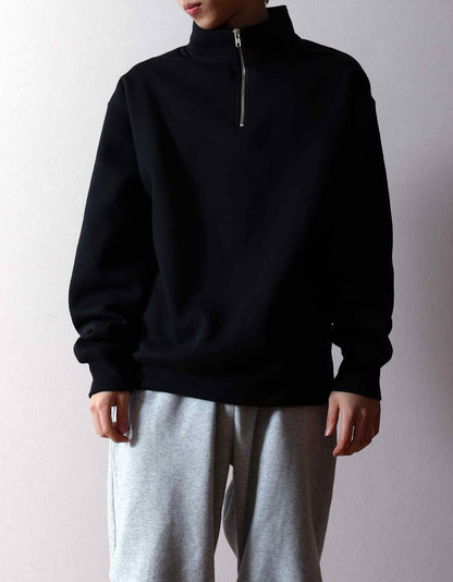 half zip sweat typeA